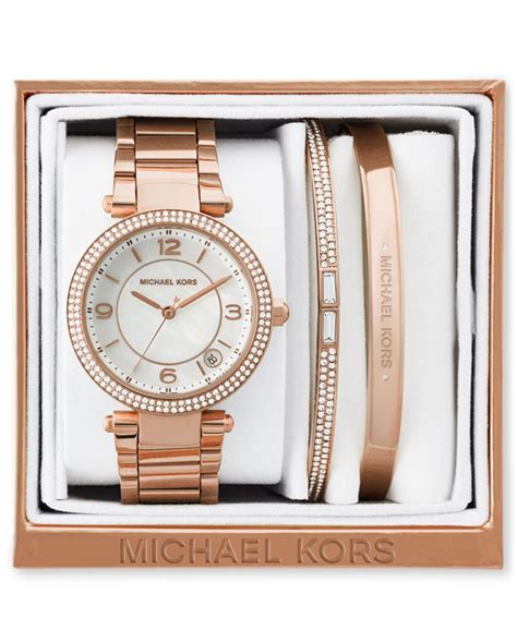 michael kors gift set watch|matching watch and bracelet set.